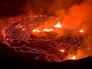 فوران کوه آتشفشانی در هاوایی