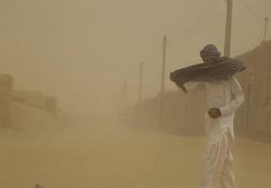 طوفان گردوخاک در سیستان و بلوچستان